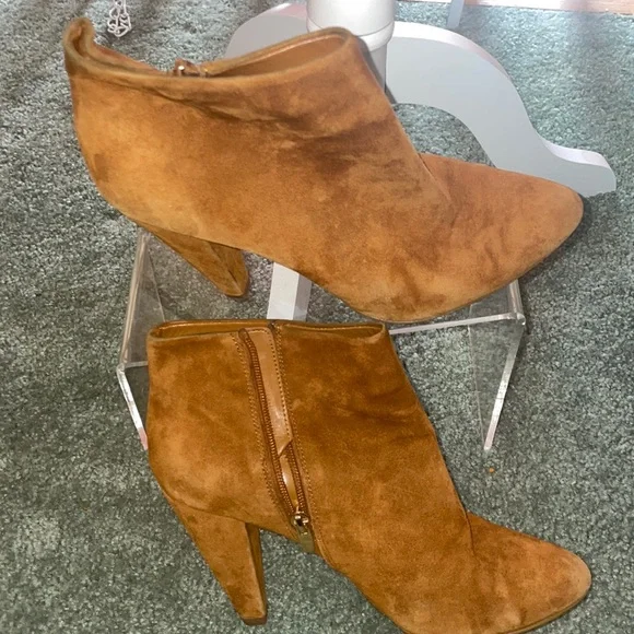 Aldo camel suede ankle boots - Picture 1 of 1